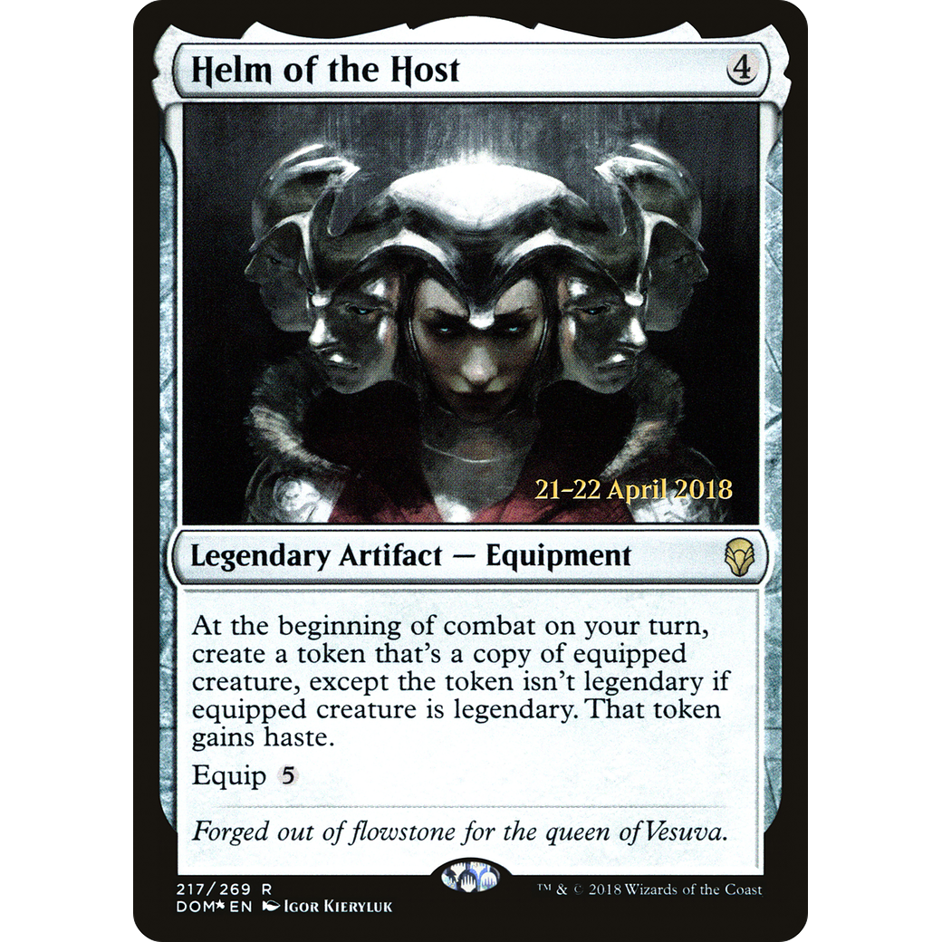 Helm of the Host (PRE-217) - Dominaria Promos Foil