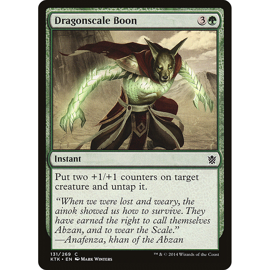 Dragonscale Boon (KTK-131) - Khans of Tarkir Foil
