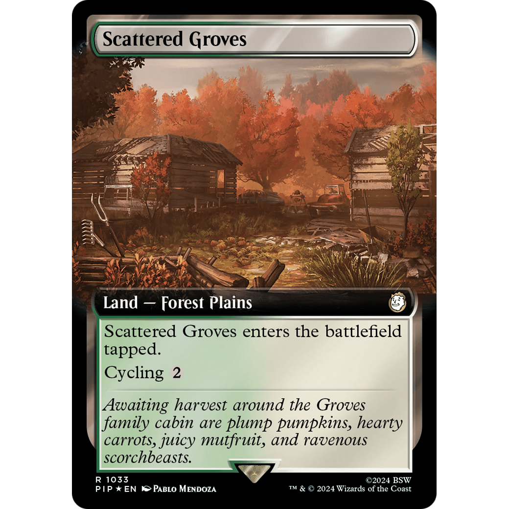 Scattered Groves (PIP-1033) - Fallout: (Extended Art) Foil