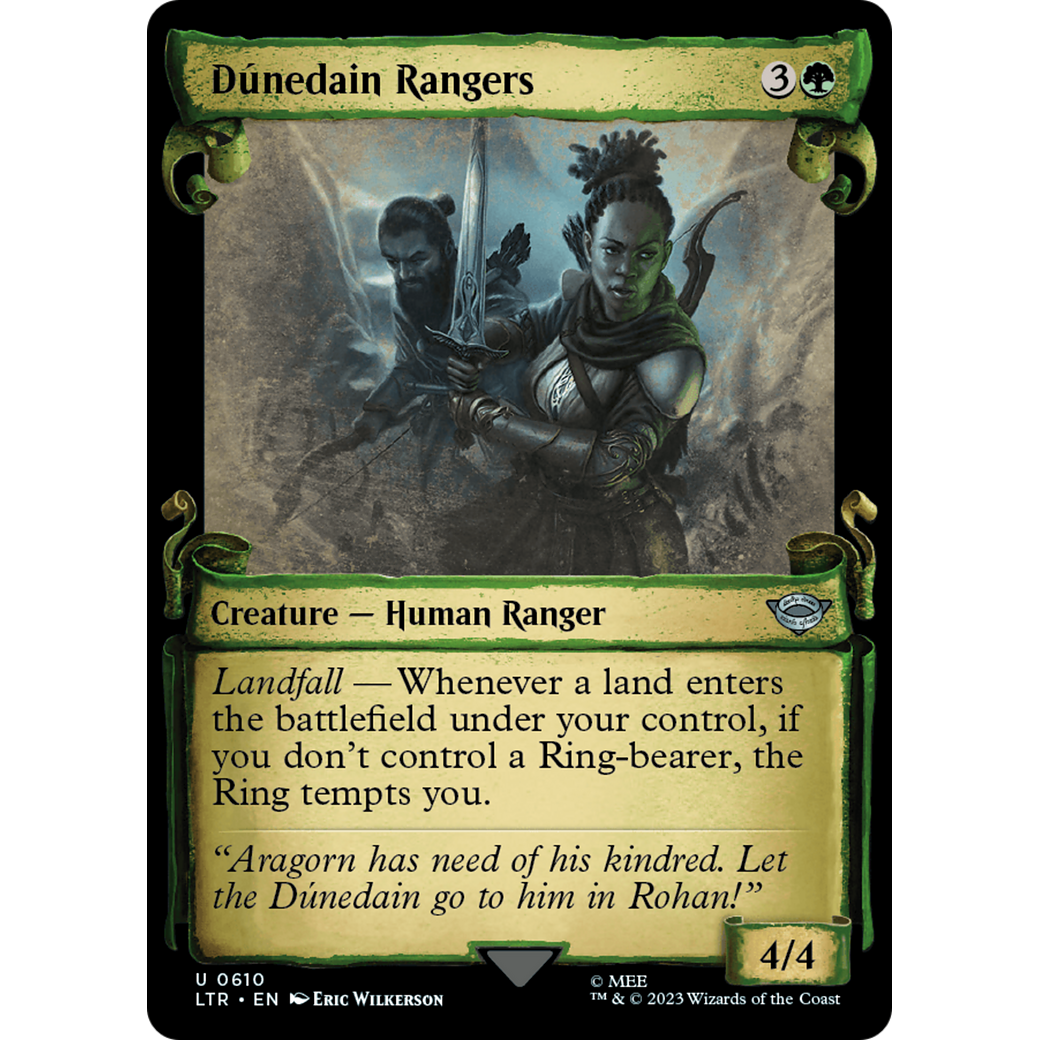 Dúnedain Rangers (LTR-610) - The Lord of the Rings: Tales of Middle-earth: (Showcase) Foil