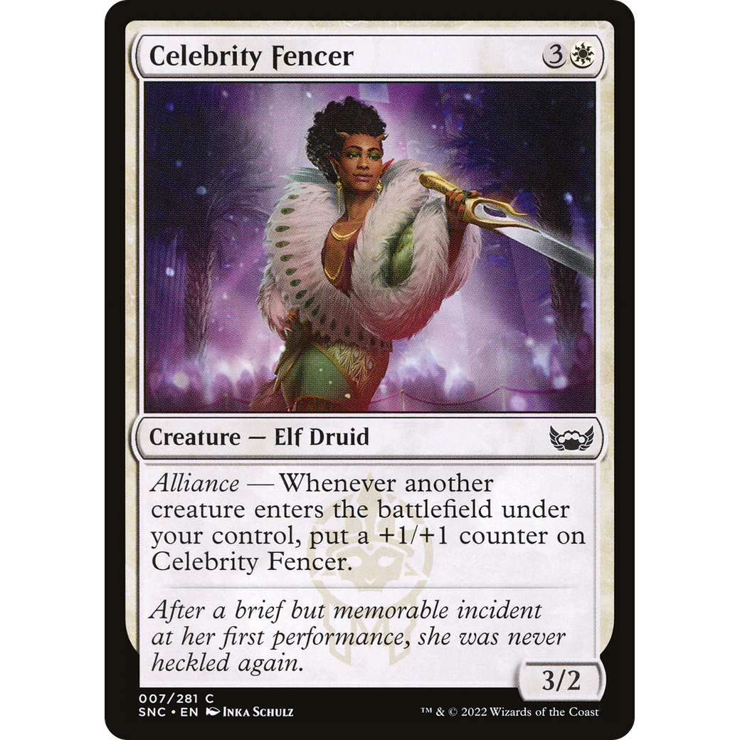 Celebrity Fencer (SNC-007) - Streets of New Capenna