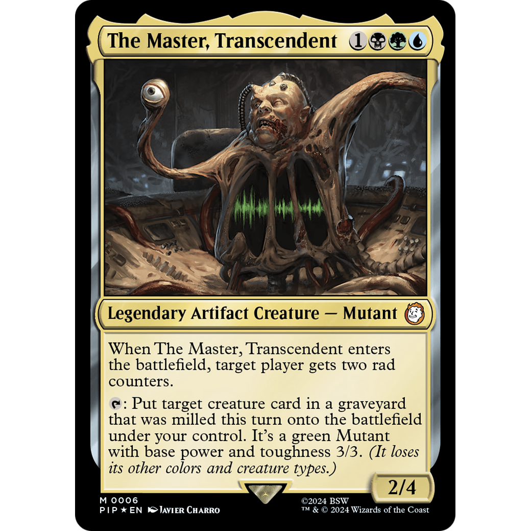 The Master, Transcendent (PIP-006) - Fallout Foil