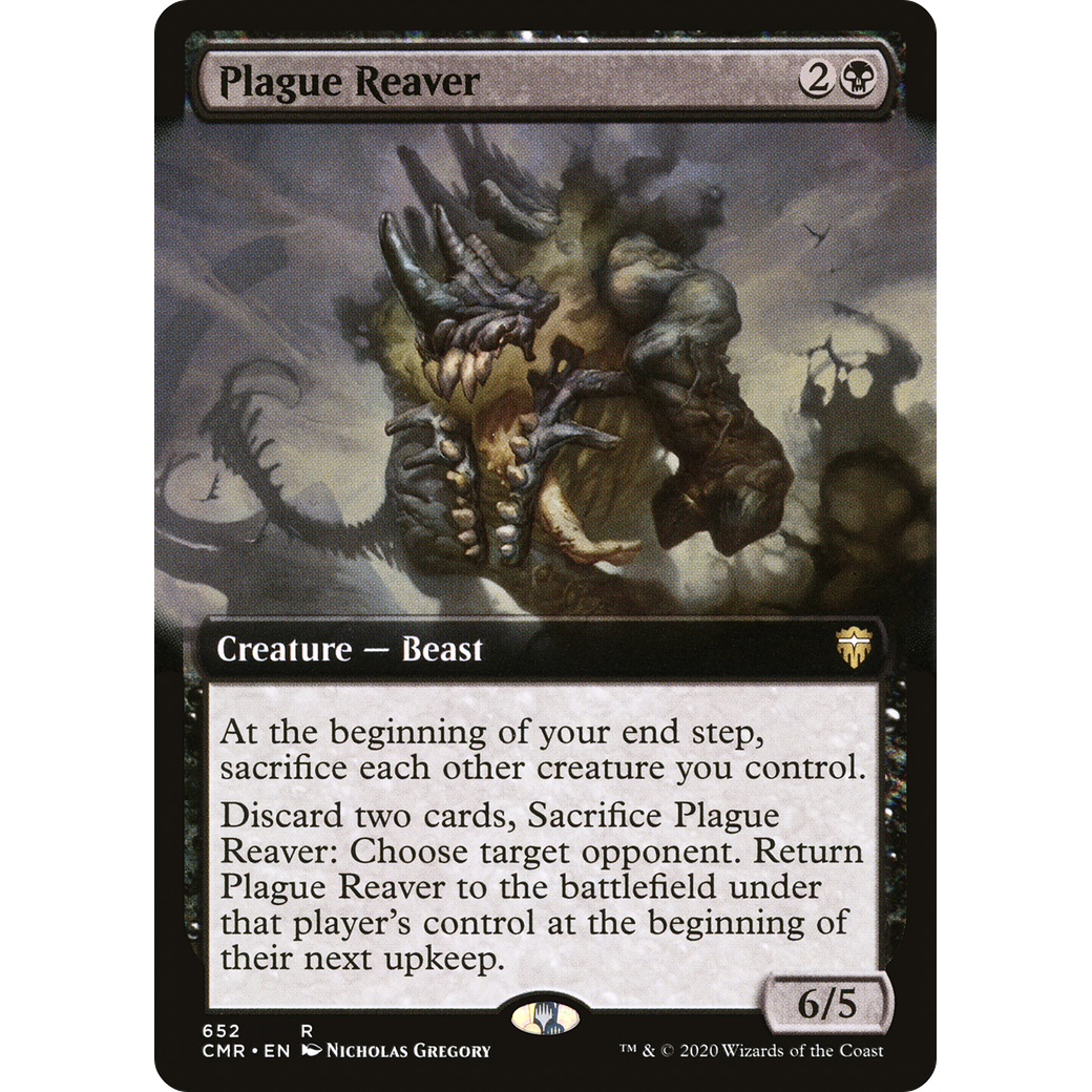 Plague Reaver (Extended Art) (CMR-652) - Commander Legends: (Extended Art) Foil
