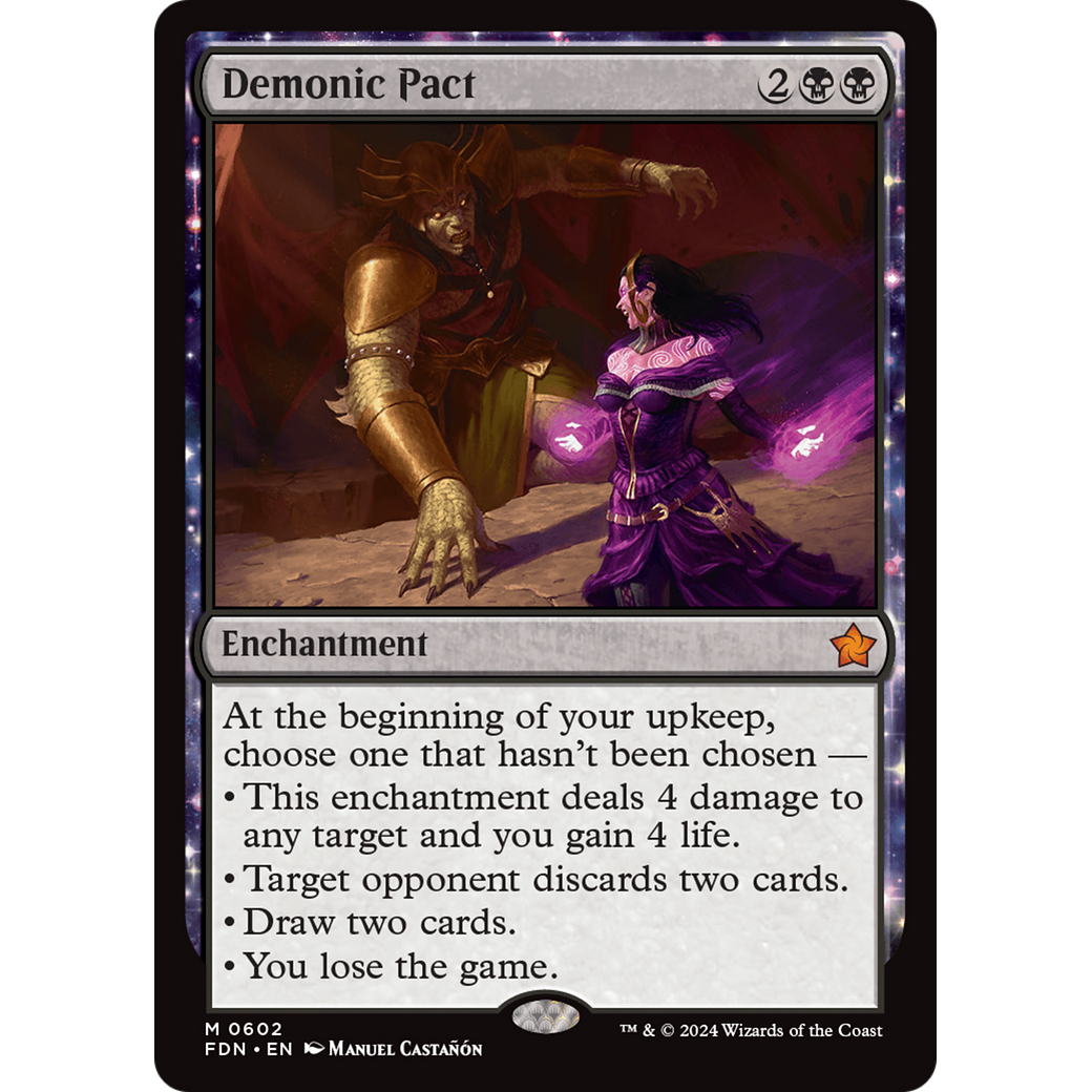Demonic Pact (FDN-602) - Foundations: (enchantment)
