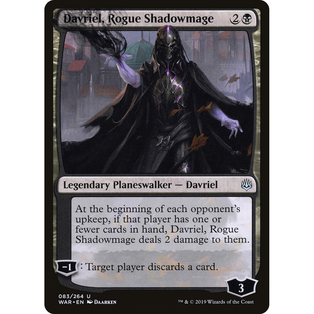 Davriel, Rogue Shadowmage (WAR-083) - War of the Spark