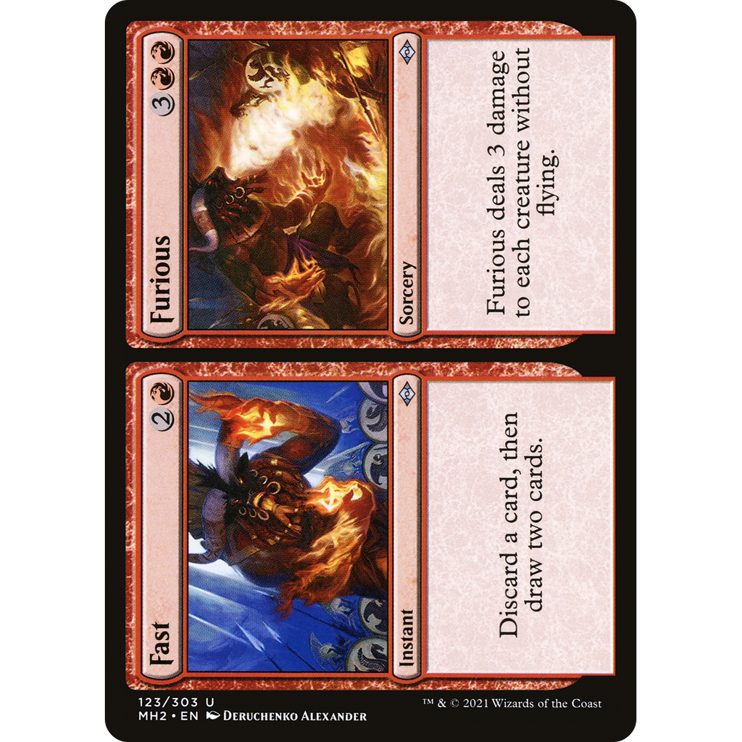 Fast // Furious (MH2-123) - Modern Horizons 2 Foil