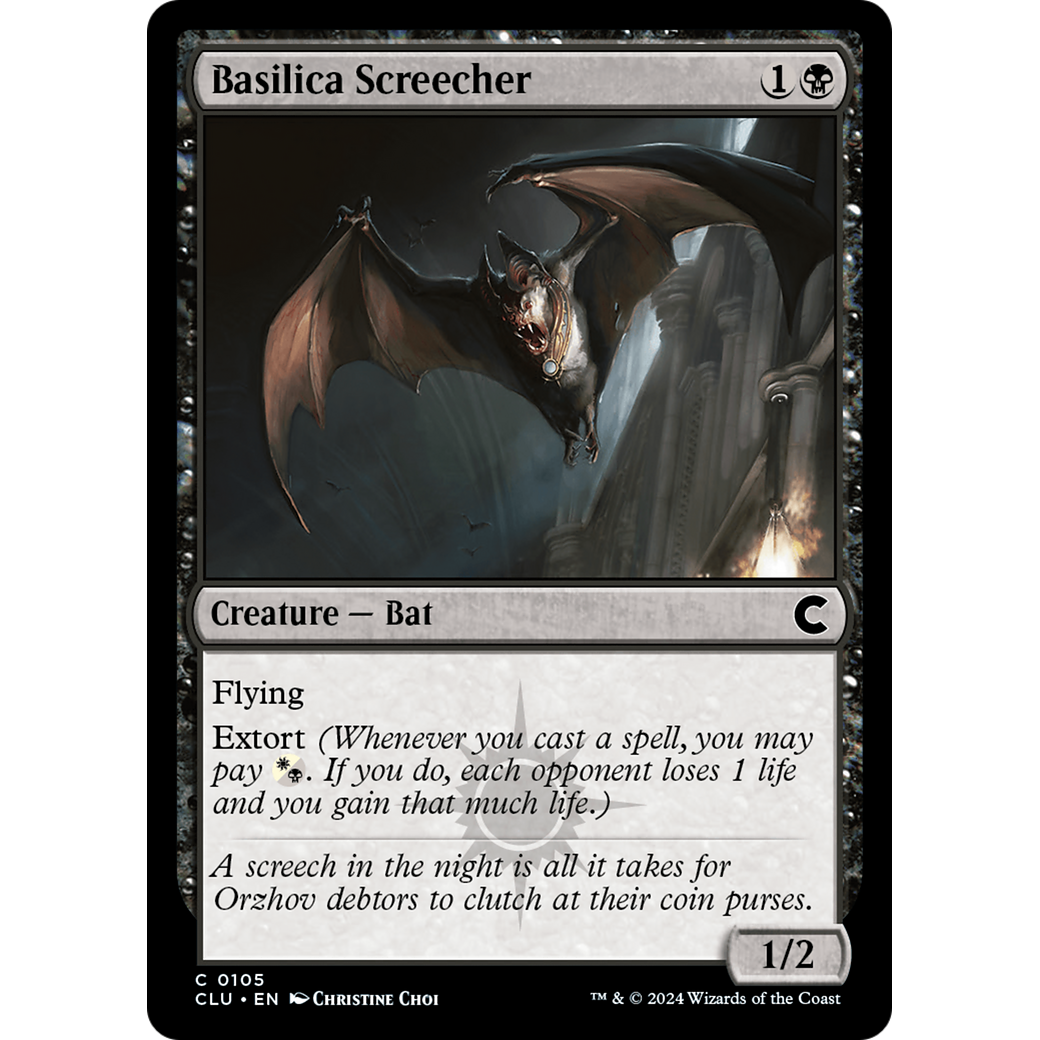 Basilica Screecher (CLU-105) - Ravnica: Clue Edition