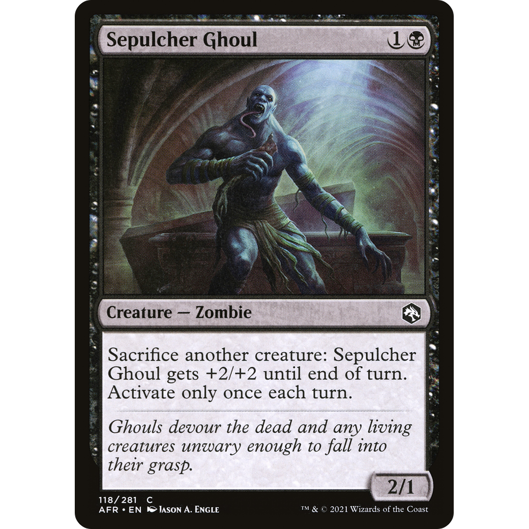 Sepulcher Ghoul (AFR-118) - Adventures in the Forgotten Realms