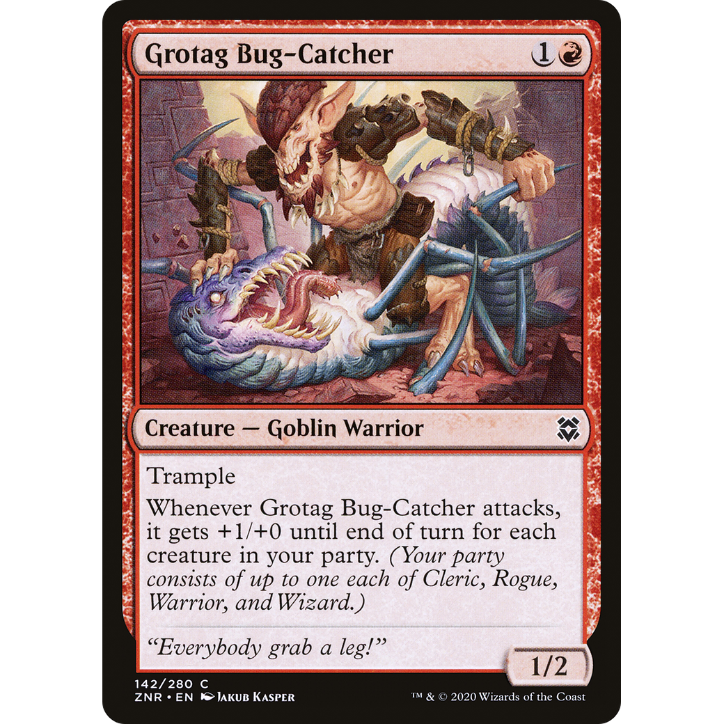 Grotag Bug-Catcher (ZNR-142) - Zendikar Rising Foil