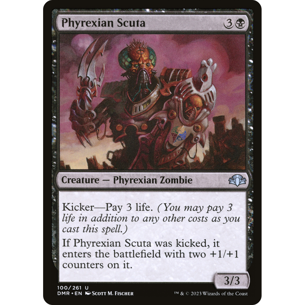 Phyrexian Scuta (DMR-100) - Dominaria Remastered Foil