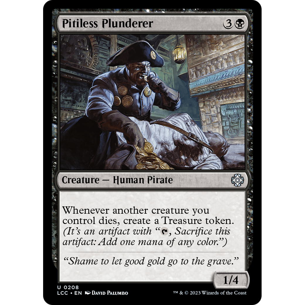 Pitiless Plunderer (LCC-208) - The Lost Caverns of Ixalan Commander
