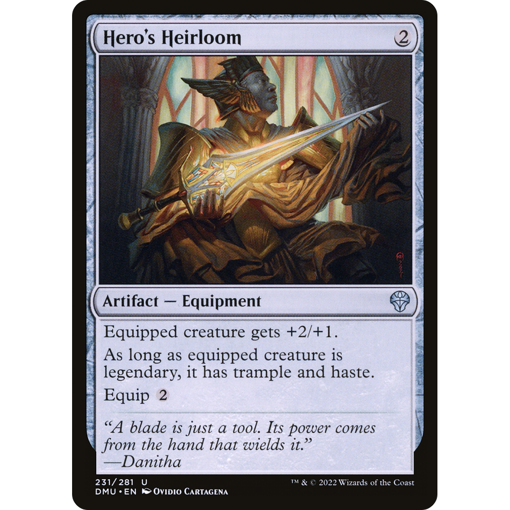 Hero's Heirloom (DMU-231) - Dominaria United Foil