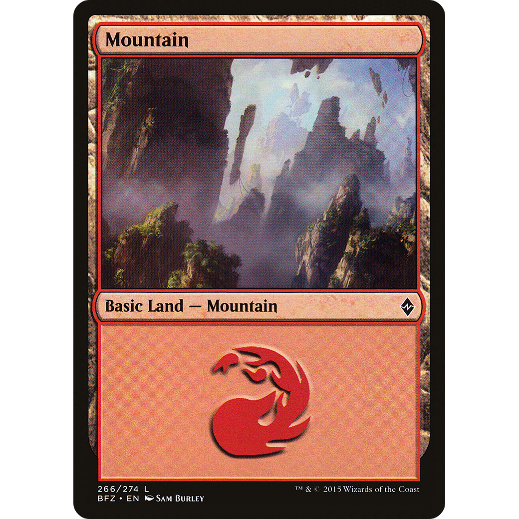 Mountain (266) (BFZ-266) - Battle for Zendikar
