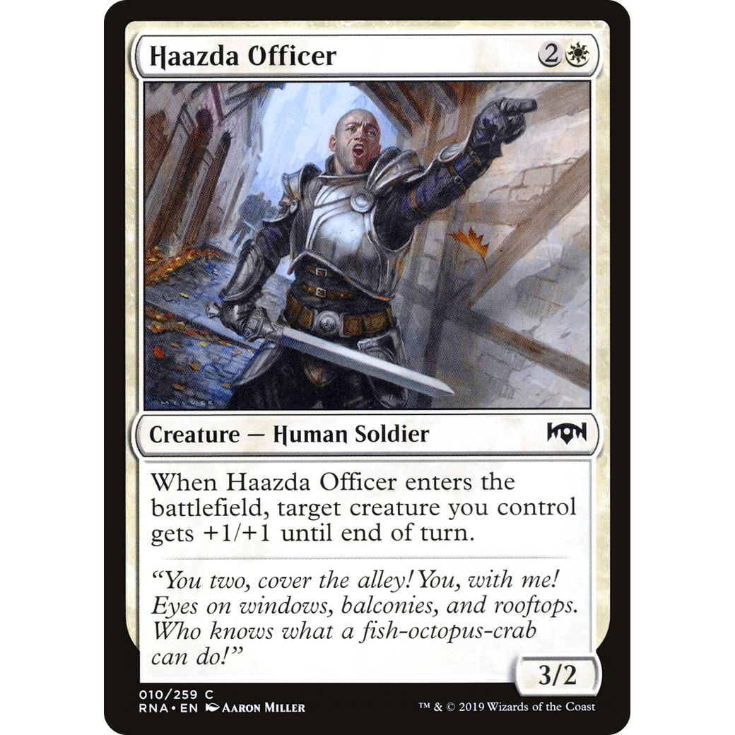 Haazda Officer (RNA-010) - Ravnica Allegiance Foil