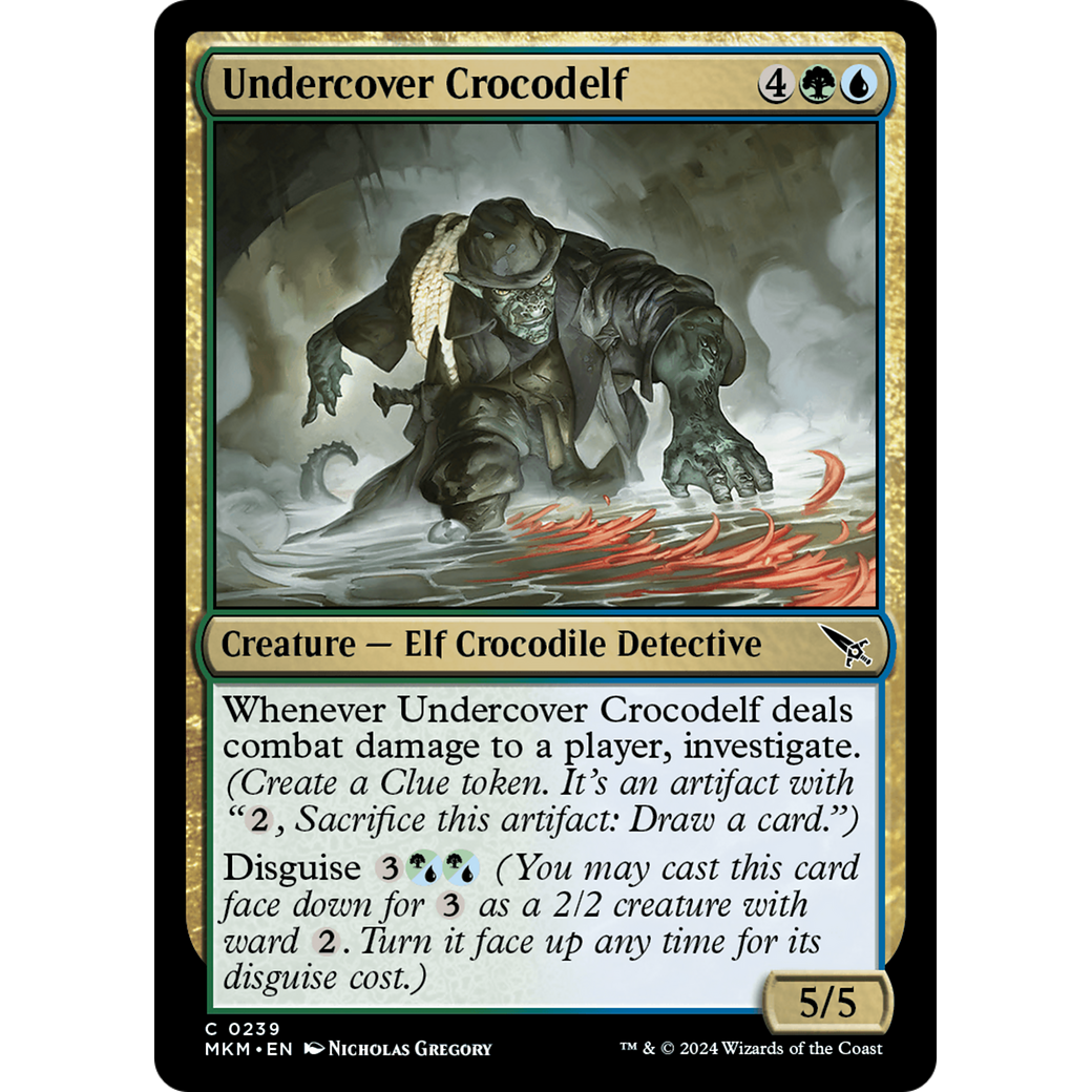 Undercover Crocodelf (MKM-239) - Murders at Karlov Manor Foil