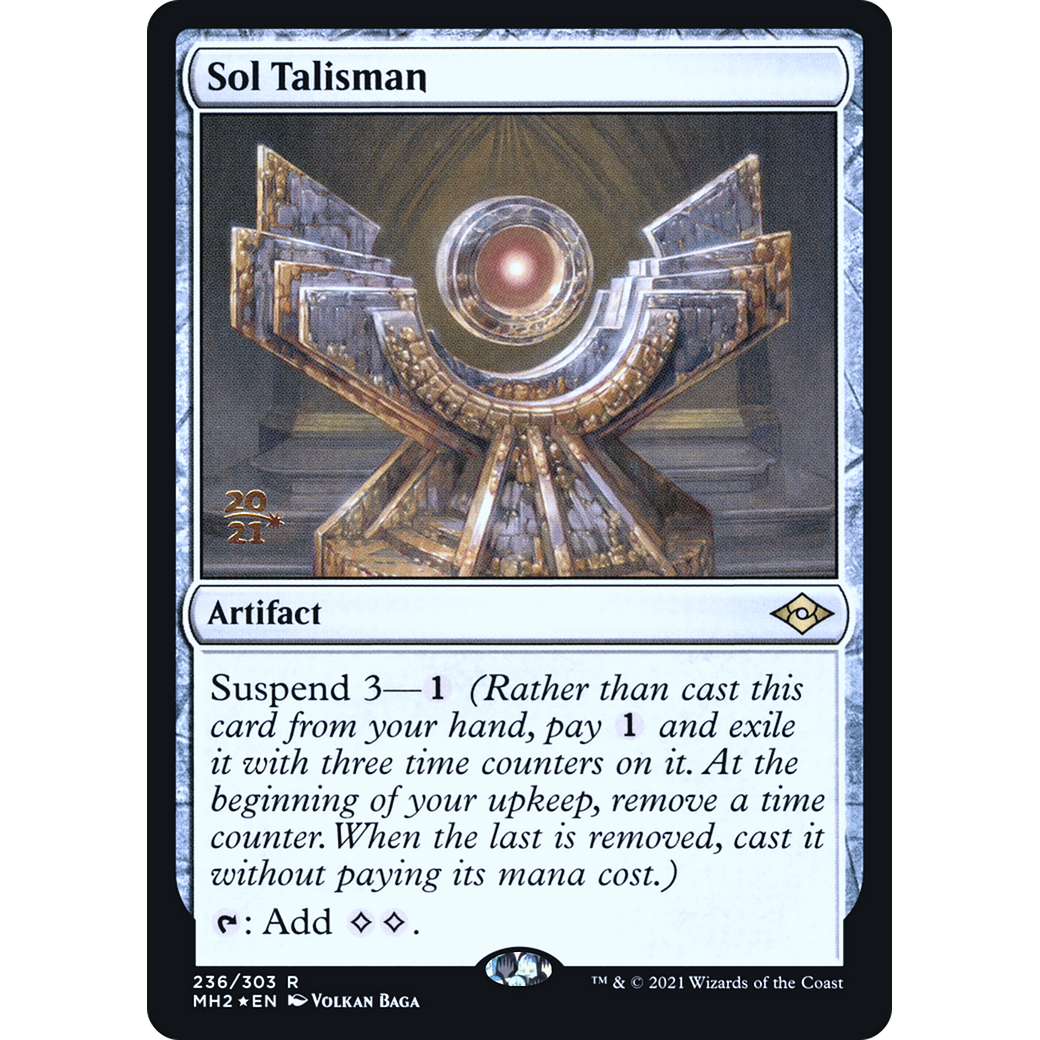 Sol Talisman (PRE-236) - Modern Horizons 2 Promos Foil