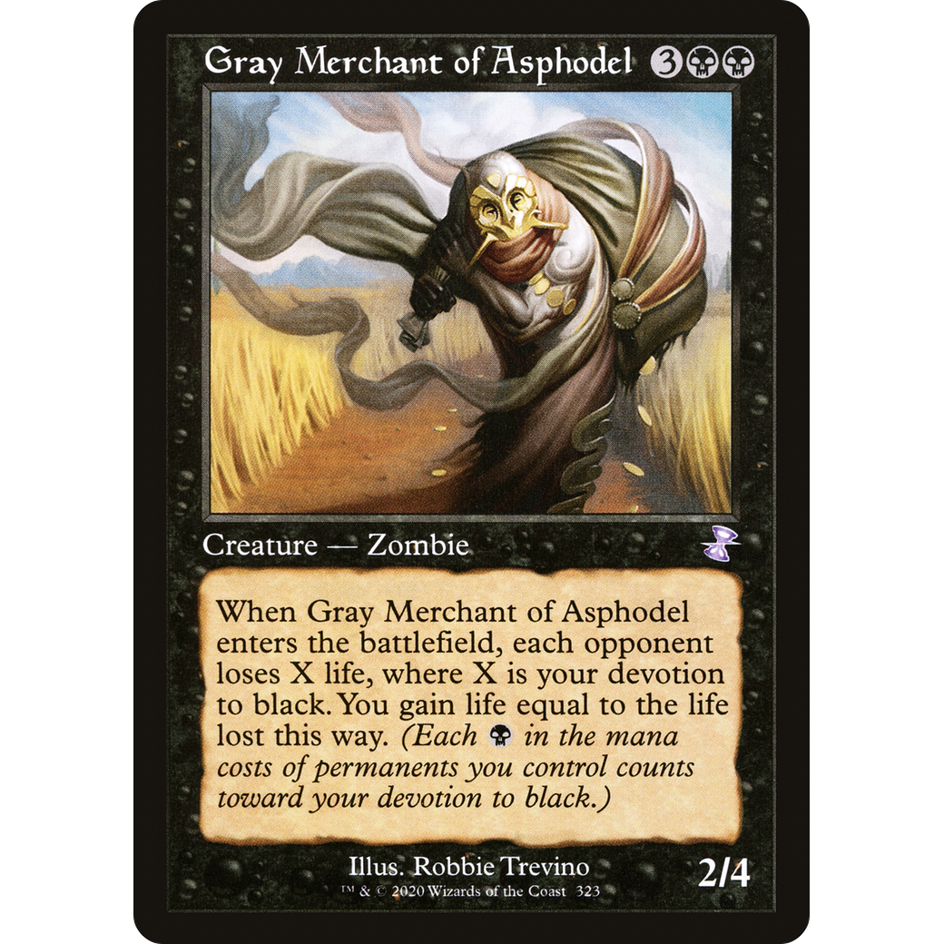 Gray Merchant of Asphodel (TSR-323) - Time Spiral Remastered Foil