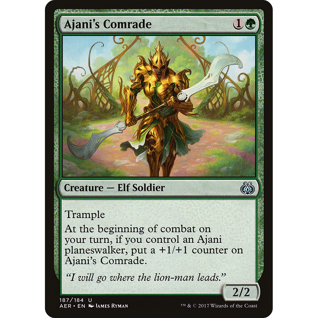 Ajani's Comrade (AER-187) - Aether Revolt