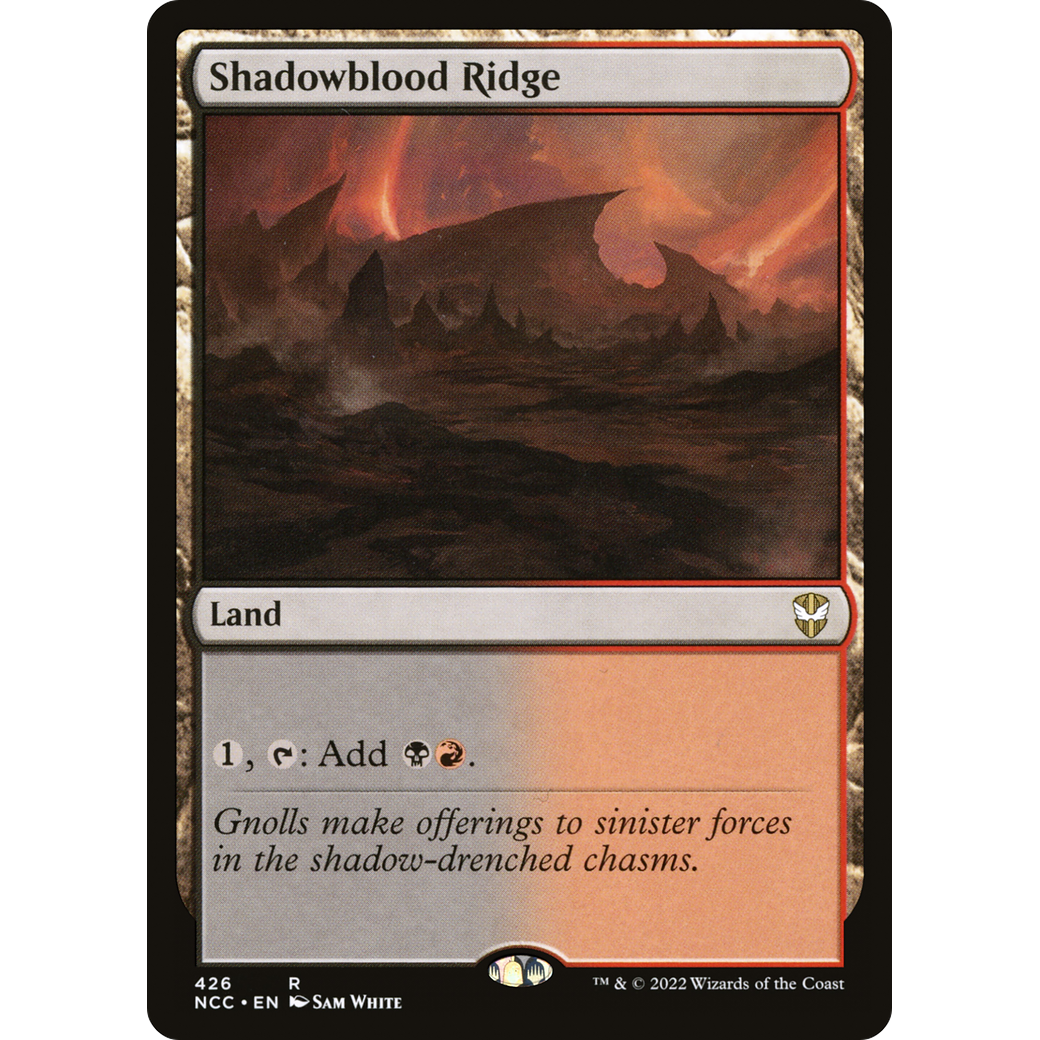 Shadowblood Ridge (NCC-426) - New Capenna Commander