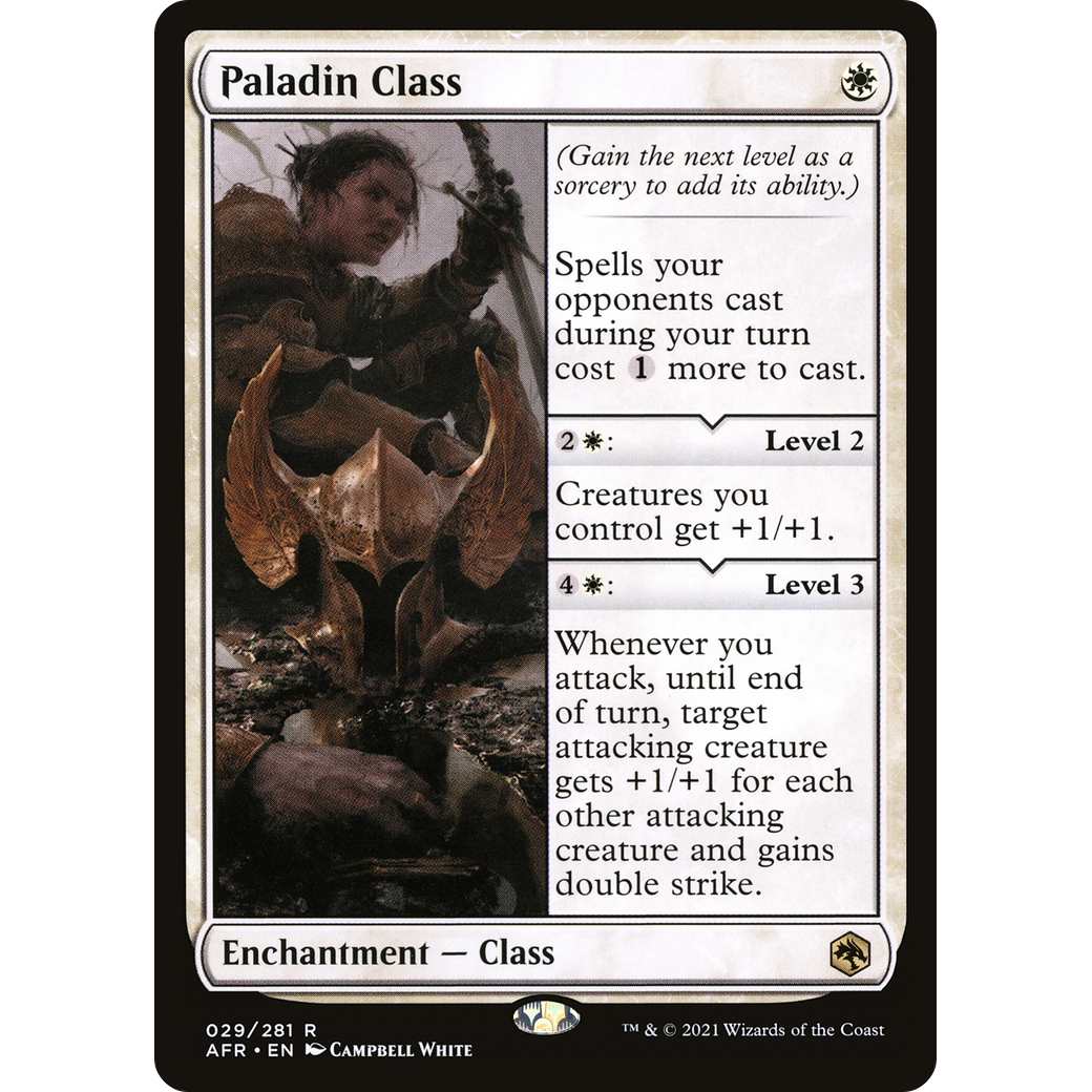 Paladin Class (AFR-029) - Adventures in the Forgotten Realms