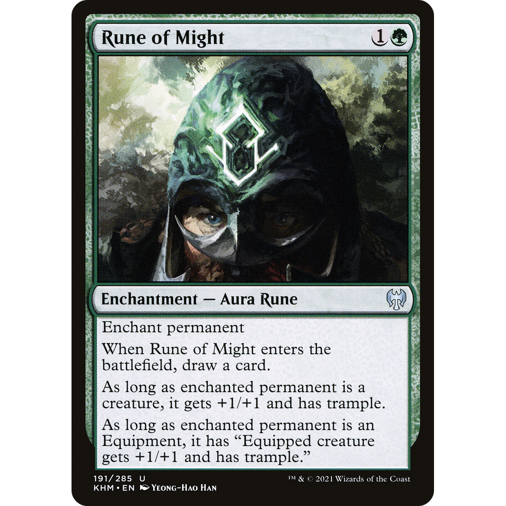 Rune of Might (KHM-191) - Kaldheim Foil