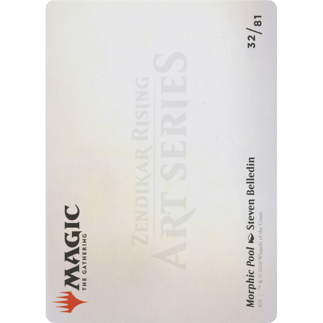 Morphic Pool // Morphic Pool (AZNR-032) - Zendikar Rising Art Series (Borderless) Foil