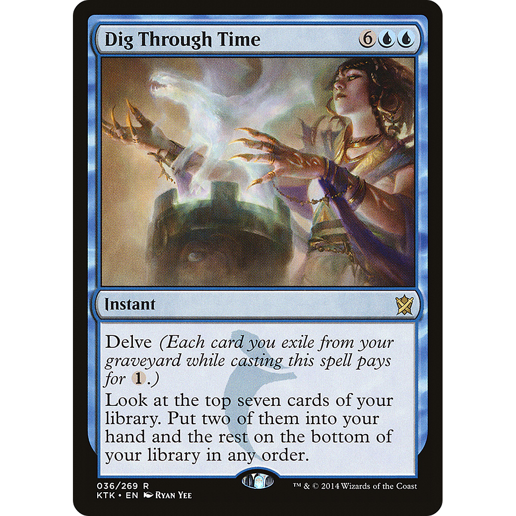 Dig Through Time (KTK-036) - Khans of Tarkir Foil