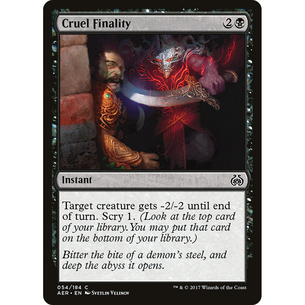 Cruel Finality (AER-054) - Aether Revolt