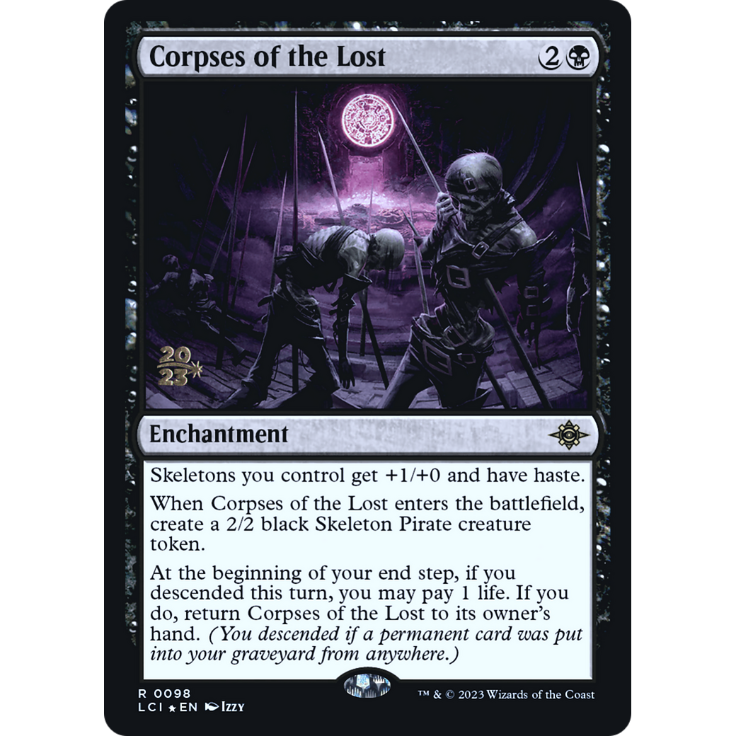 Corpses of the Lost (PRE-98S) - The Lost Caverns of Ixalan Promos Foil
