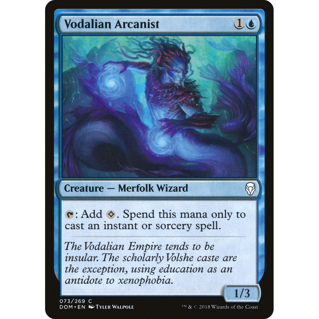 Vodalian Arcanist (DOM-073) - Dominaria