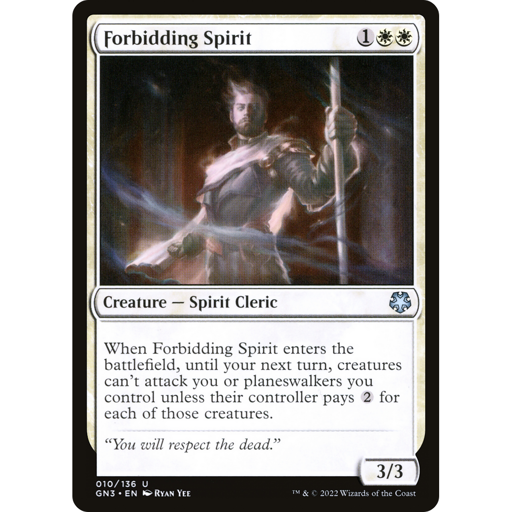 Forbidding Spirit (GN3-010) - Game Night: Free-for-All