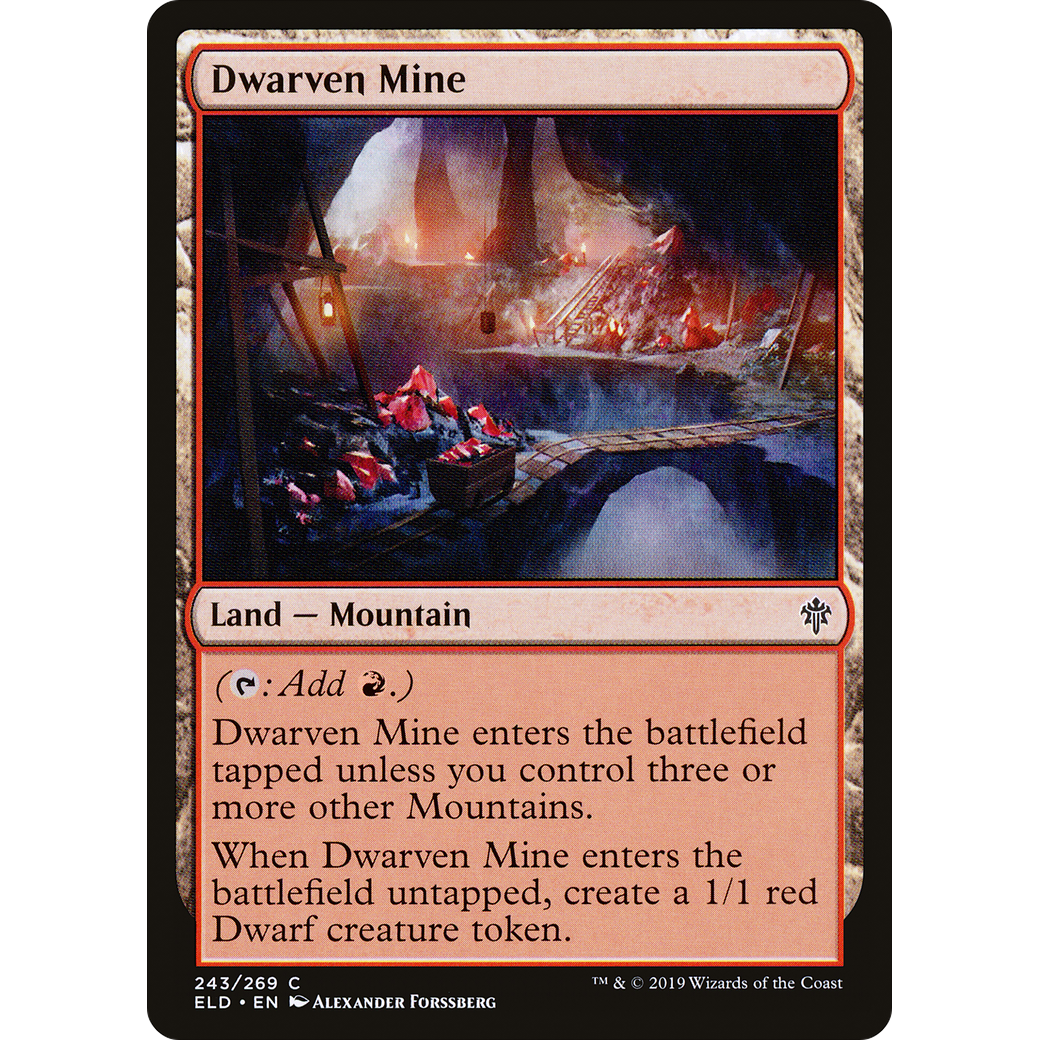 Dwarven Mine (ELD-243) - Throne of Eldraine