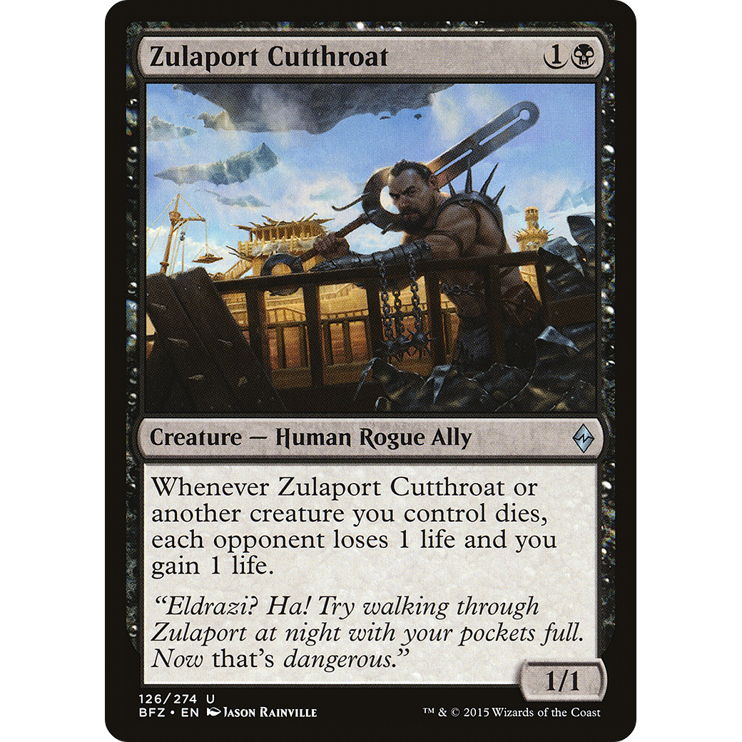 Zulaport Cutthroat (BFZ-126) - Battle for Zendikar Foil