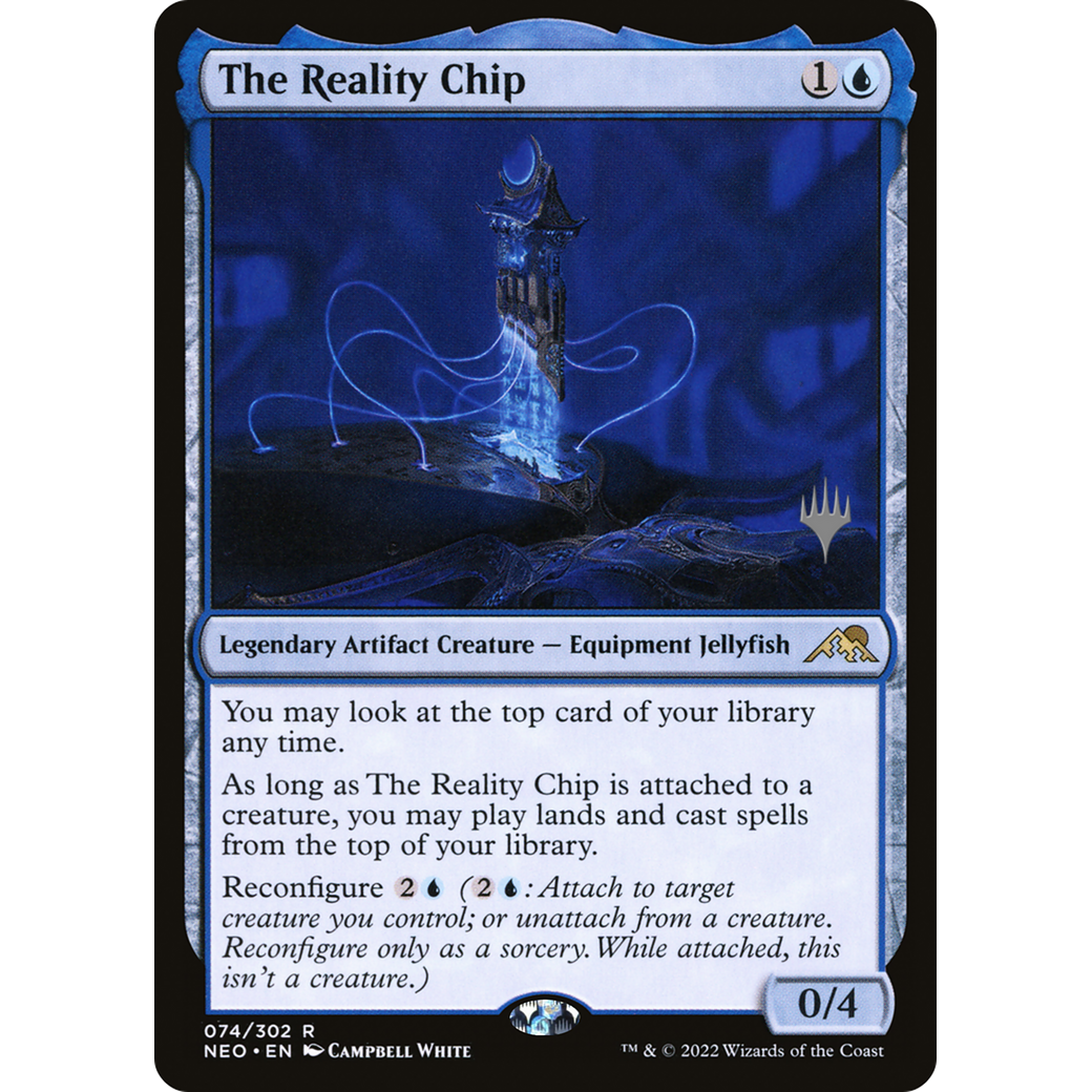 The Reality Chip (PPNEO-74P) - Kamigawa: Neon Dynasty Promos