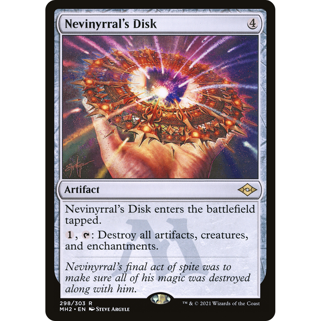 Nevinyrral's Disk (MH2-298) - Modern Horizons 2 Foil