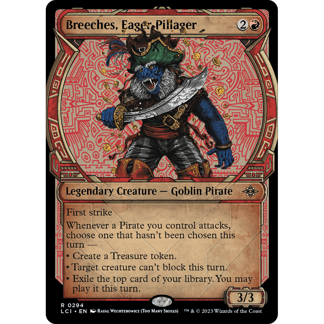 Breeches, Eager Pillager (LCI-294) - The Lost Caverns of Ixalan: (Showcase) Foil