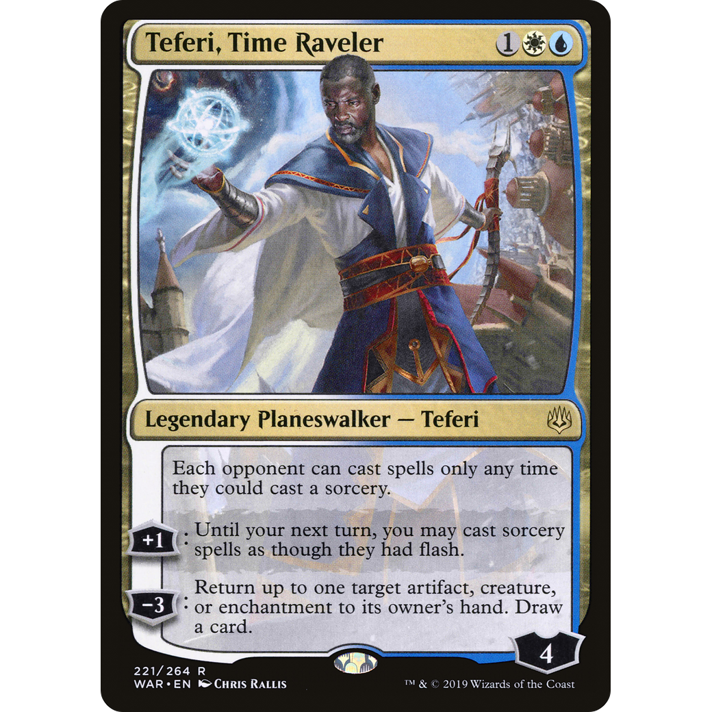 Teferi, Time Raveler (WAR-221) - War of the Spark Foil