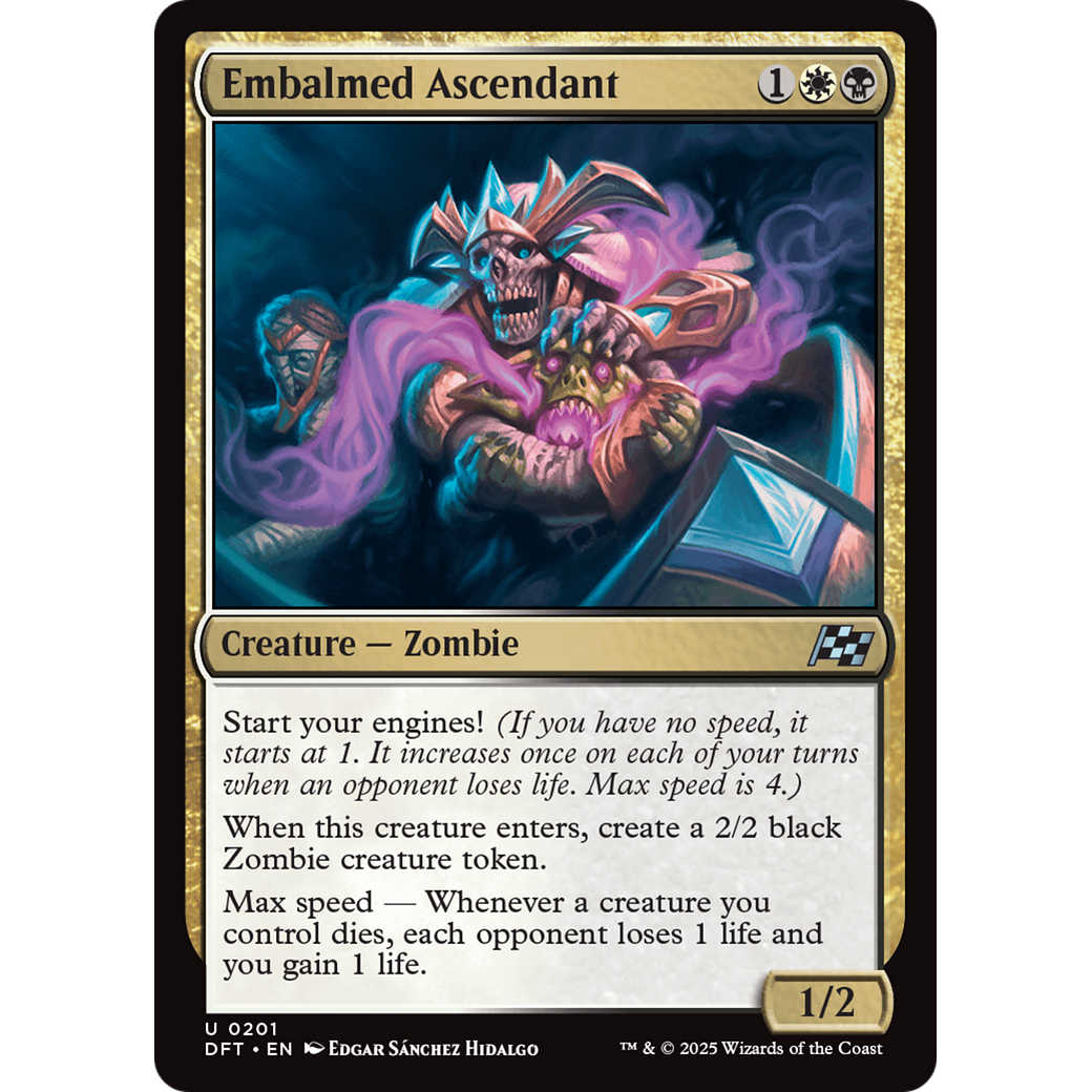 Embalmed Ascendant (DFT-201) - Aetherdrift Foil