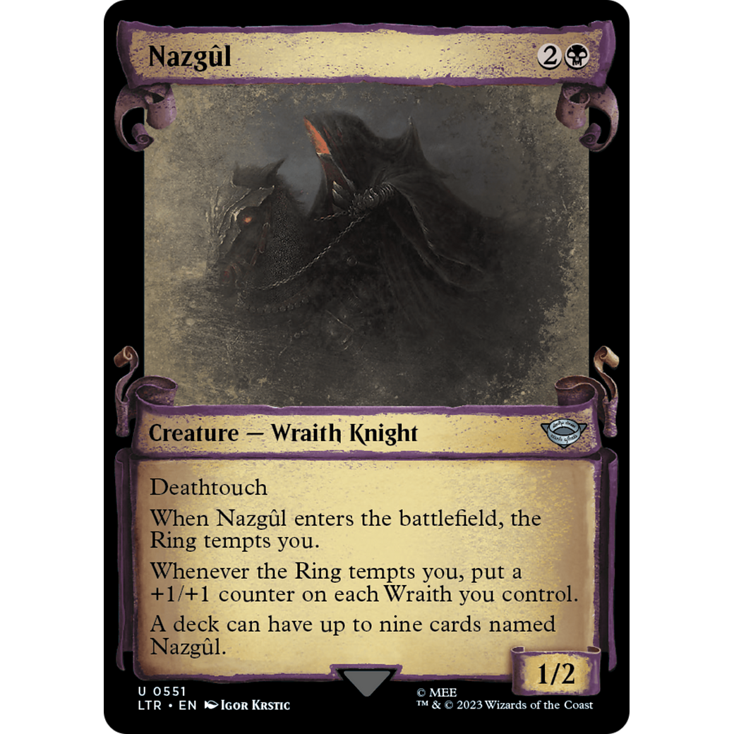 Nazgûl (LTR-551) - The Lord of the Rings: Tales of Middle-earth: (Showcase)