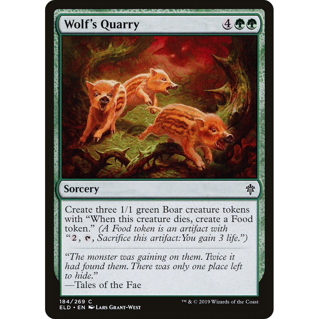 Wolf's Quarry (ELD-184) - Throne of Eldraine Foil