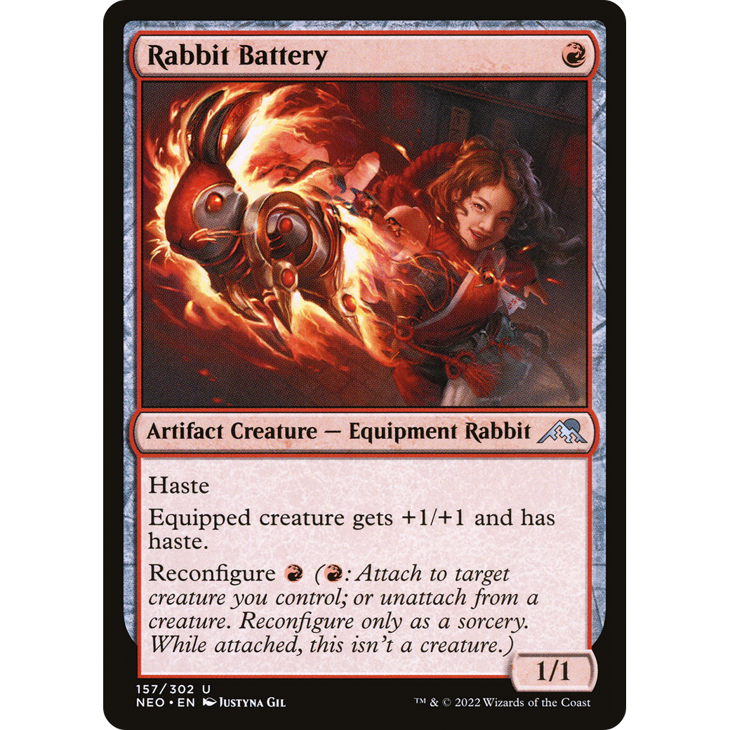 Rabbit Battery (NEO-157) - Kamigawa: Neon Dynasty