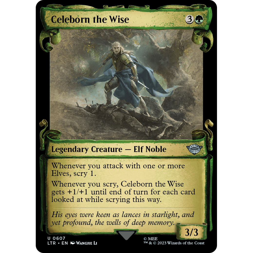 Celeborn the Wise (LTR-607) - The Lord of the Rings: Tales of Middle-earth: (Showcase) Foil