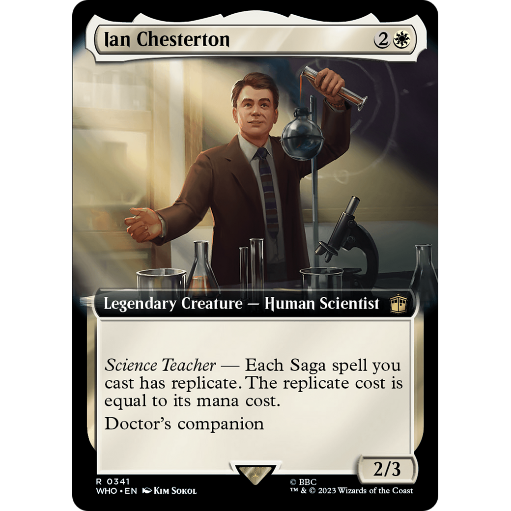 Ian Chesterton (Extended Art) (WHO-341) - Doctor Who: (Extended Art) Foil