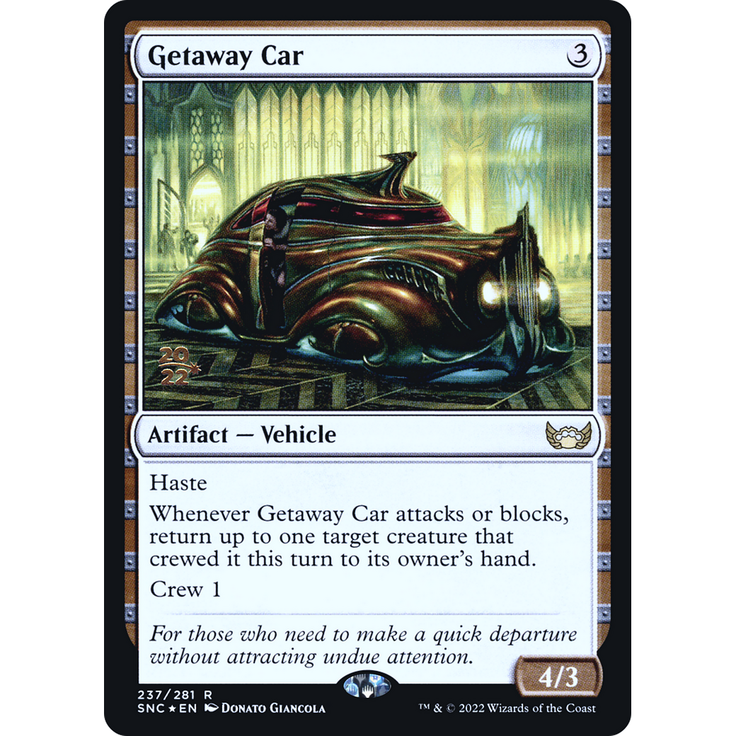 Getaway Car (PRE-237) - Streets of New Capenna Promos Foil