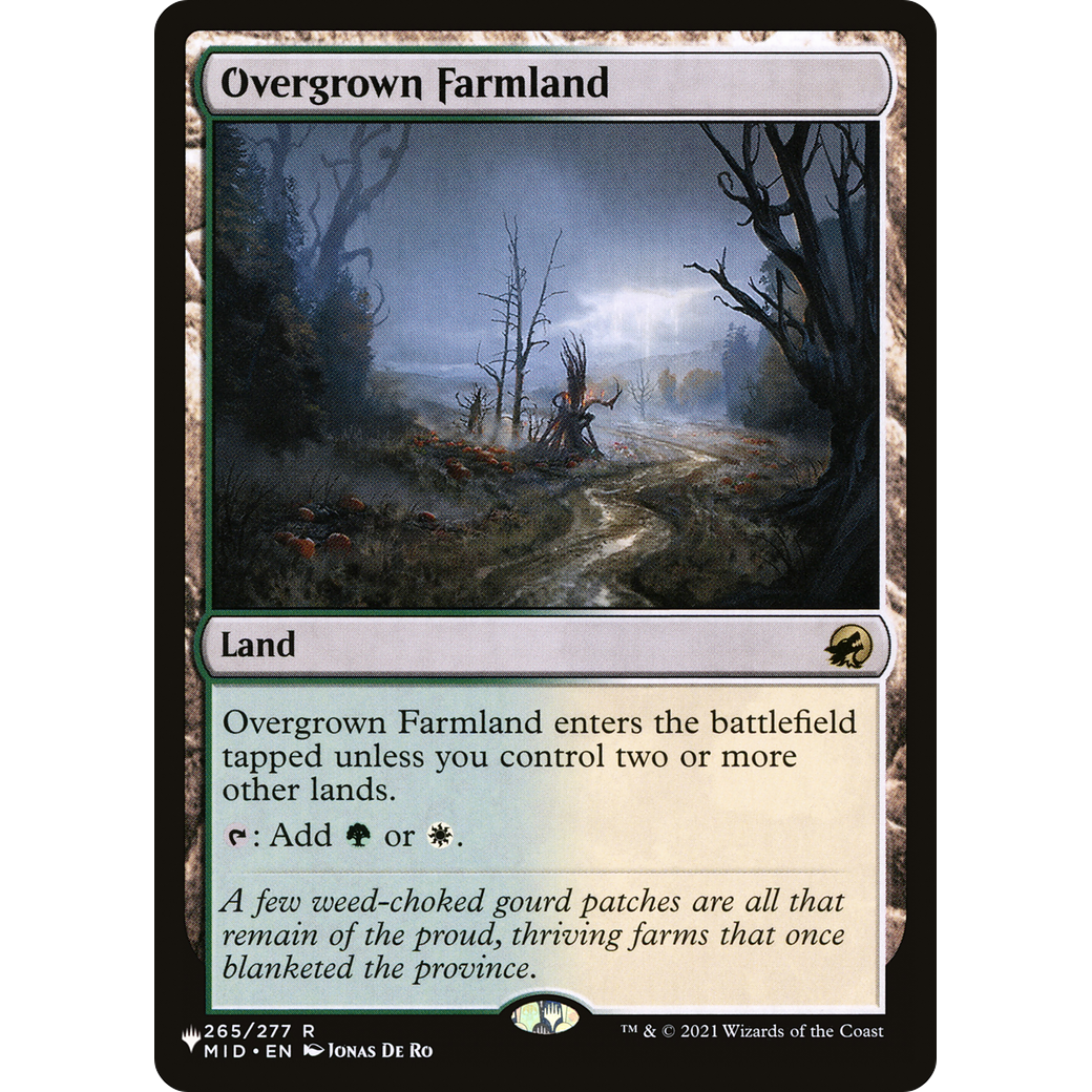 Overgrown Farmland (LIST-265/277) - The List