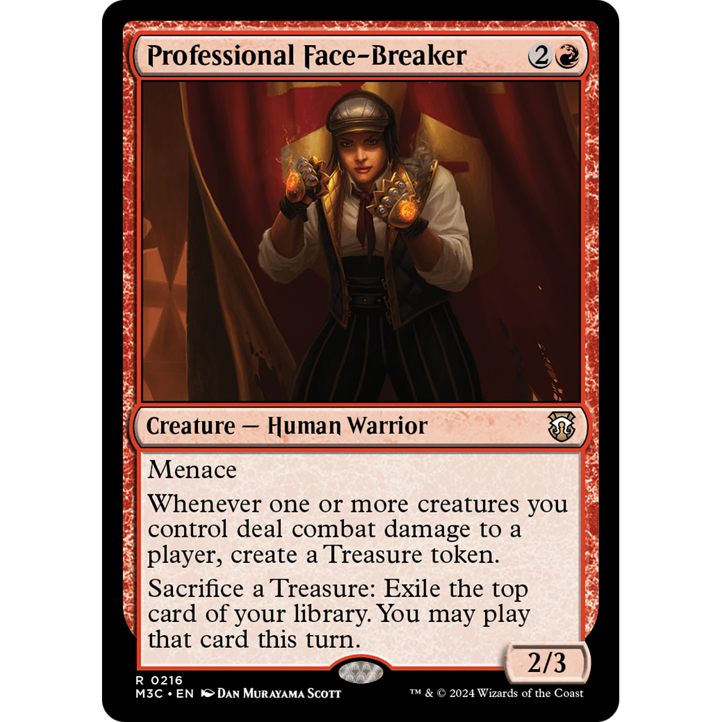 Professional Face-Breaker (M3C-216) - Modern Horizons 3 Commander