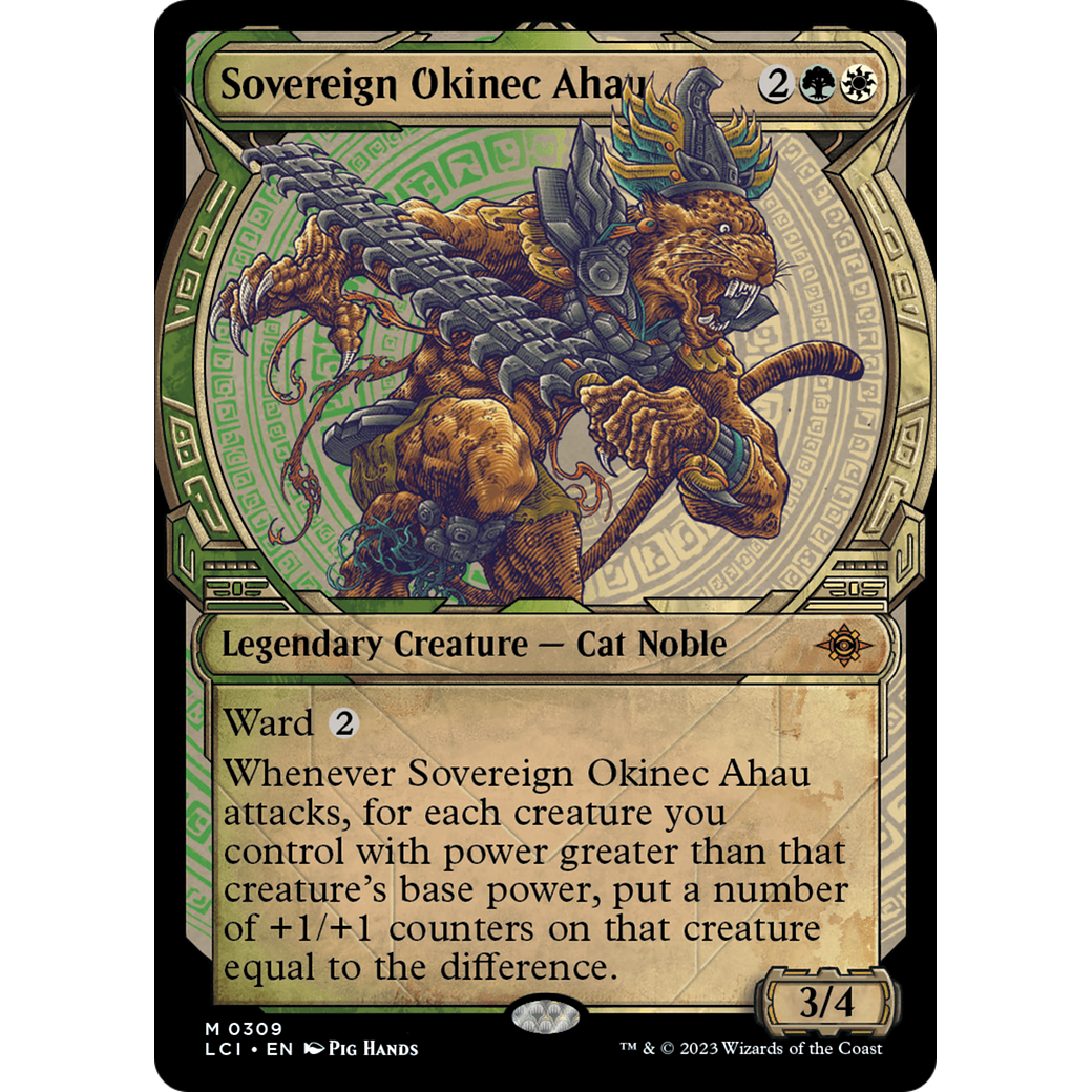Sovereign Okinec Ahau (LCI-309) - The Lost Caverns of Ixalan: (Showcase) Foil