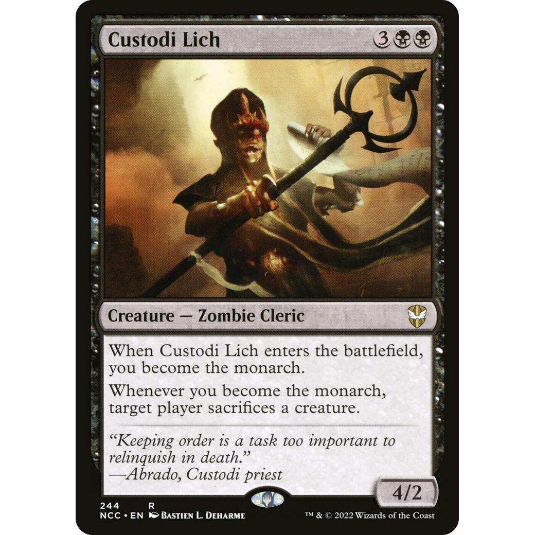 Custodi Lich (NCC-244) - New Capenna Commander