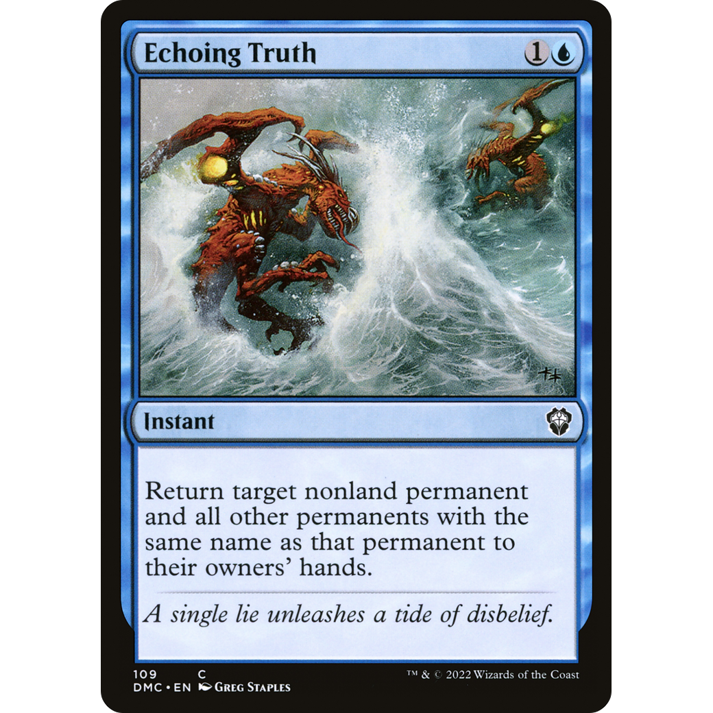 Echoing Truth (DMC-109) - Dominaria United Commander