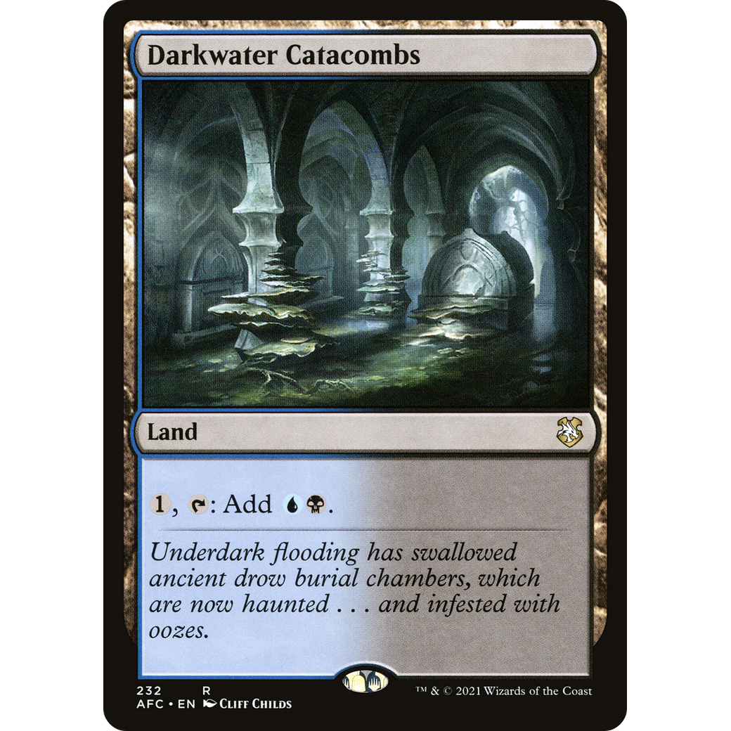 Darkwater Catacombs (AFC-232) - Forgotten Realms Commander